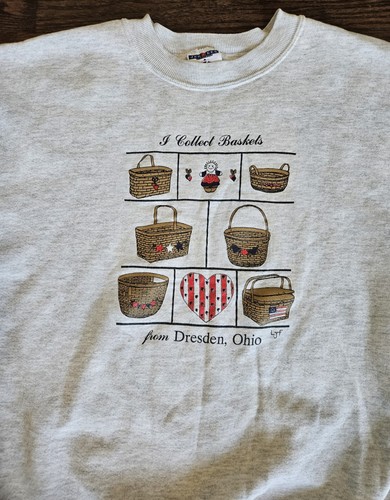 VTG Longaberger Baskets Embroidered Logo 90s Women's Crewneck Sweatshirt USA 2X - Picture 2 of 9