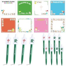 8 Sets Sticky Notes with Pens Gifts for Chinese Lovers Women Men Desk Accesso...