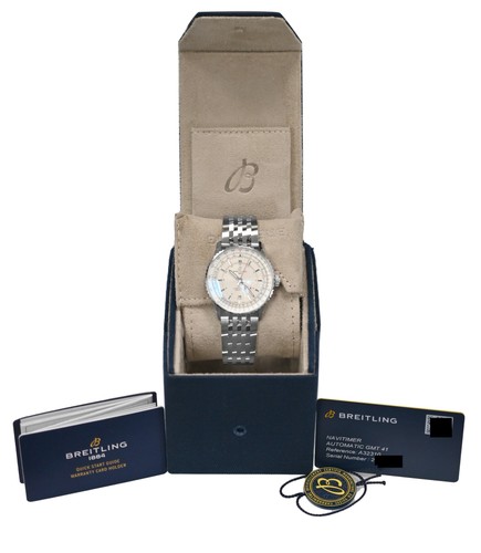 Breitling Navitimer GMT A32310 Chronometer zweite Zeitzone 41MM Herren Full Set - Bild 2 von 12
