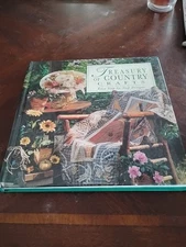 Treasury of Country Crafts Easy Step by Step Designs hardcover Vintage 1998