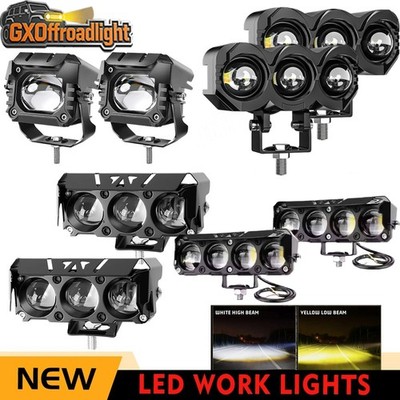 2x 3'' 4'' LED Light Pods Fit Can-Am Maverick X3 Max 2017-2024 Driving Fog Lights