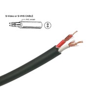 25' Philmore S-Video 2 Pair, Dual Coaxial Style Cable 25 Foot S-VHS 45-510