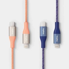 10 USB-C to Lighting Braided Cable - 2pk - he...