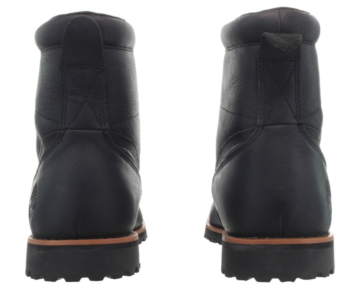 Timberland Men\'s ATTLEBORO MID CHUKKA LACE UP Black  Boots Size 12 M NIB. Timberland Men main image 3