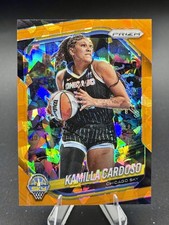 2025 Panini Prizm WNBA #89 Kamilla Cardoso Orange Ice Prizms