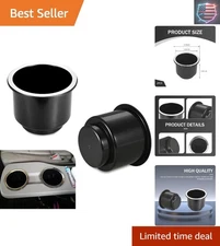 Universal Drop-in Car Cup Holder Insert Set – Large Capacity & Stylish Design
