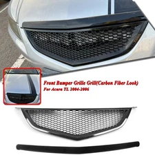 Front Bumper Grille Grill Mesh For Acura TL 2004-2006 2005 Honeycomb Style