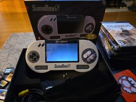 Hyperkin SupaBoy S Portable Pocket Console SNES w/ Original Box Tested Working 