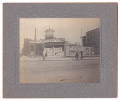Denver CO Turner Moving Storage Building Move Signs Globe Posters c. 1904 Photo