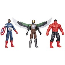 Marvel Avengers Falcon / Captain America / Red Hulk Multipack Titan Hero
