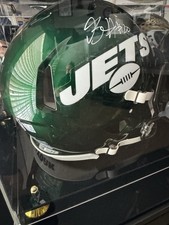 Breece Hall Signed New York Jets Speed Authenticated Helmet  w/Black visor