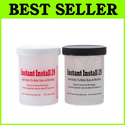 Instant Install Epoxy Repair Kit - Granite, Marble, Tile