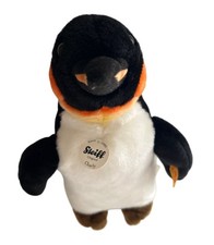 Steiff Charly Emperor Penguin 32cm Soft Plush Collectible German Made