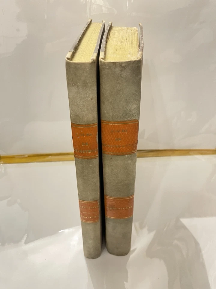 Traité Spécial de Coupe des Pierres – Douliot 1835 – 2 Volumes Complets – Rare - Photo 3/4