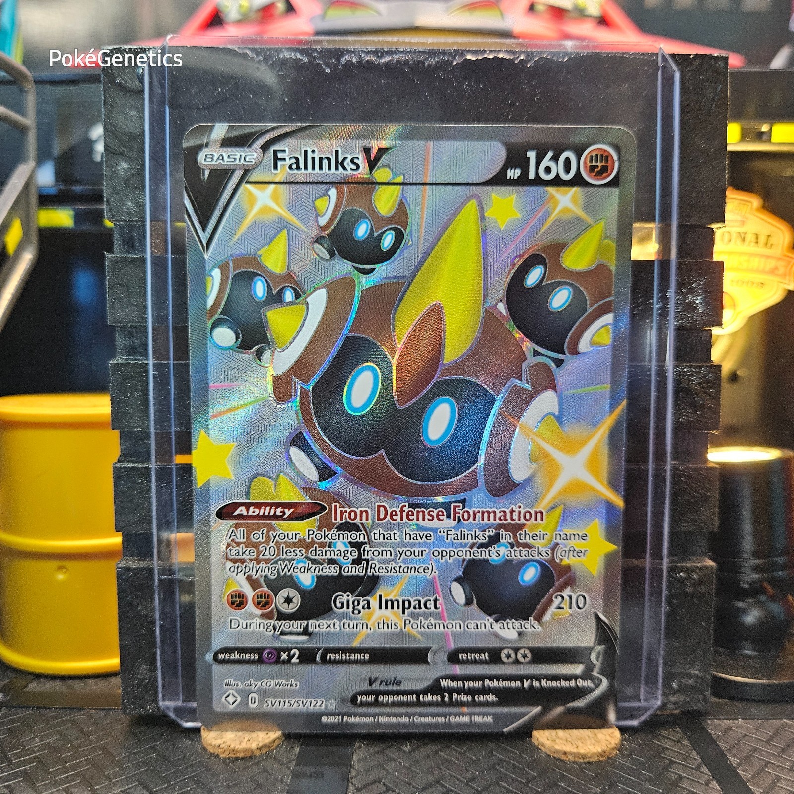 Falinks V Shiny Shining Fates Pokémon TCG SV115/SV122 Ultra Rare