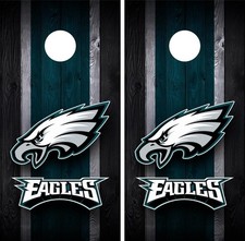 Philadelphia Eagles Cornhole Wrap Skin Decal Football Sports Board Sticker JC62