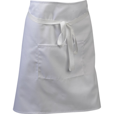 5er Pack weiß Taille Schürze Tasche 3 Längen Polycotton Caterer Pub Bar Uniform