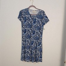 Michael Kors Blue and White Mini Sundress