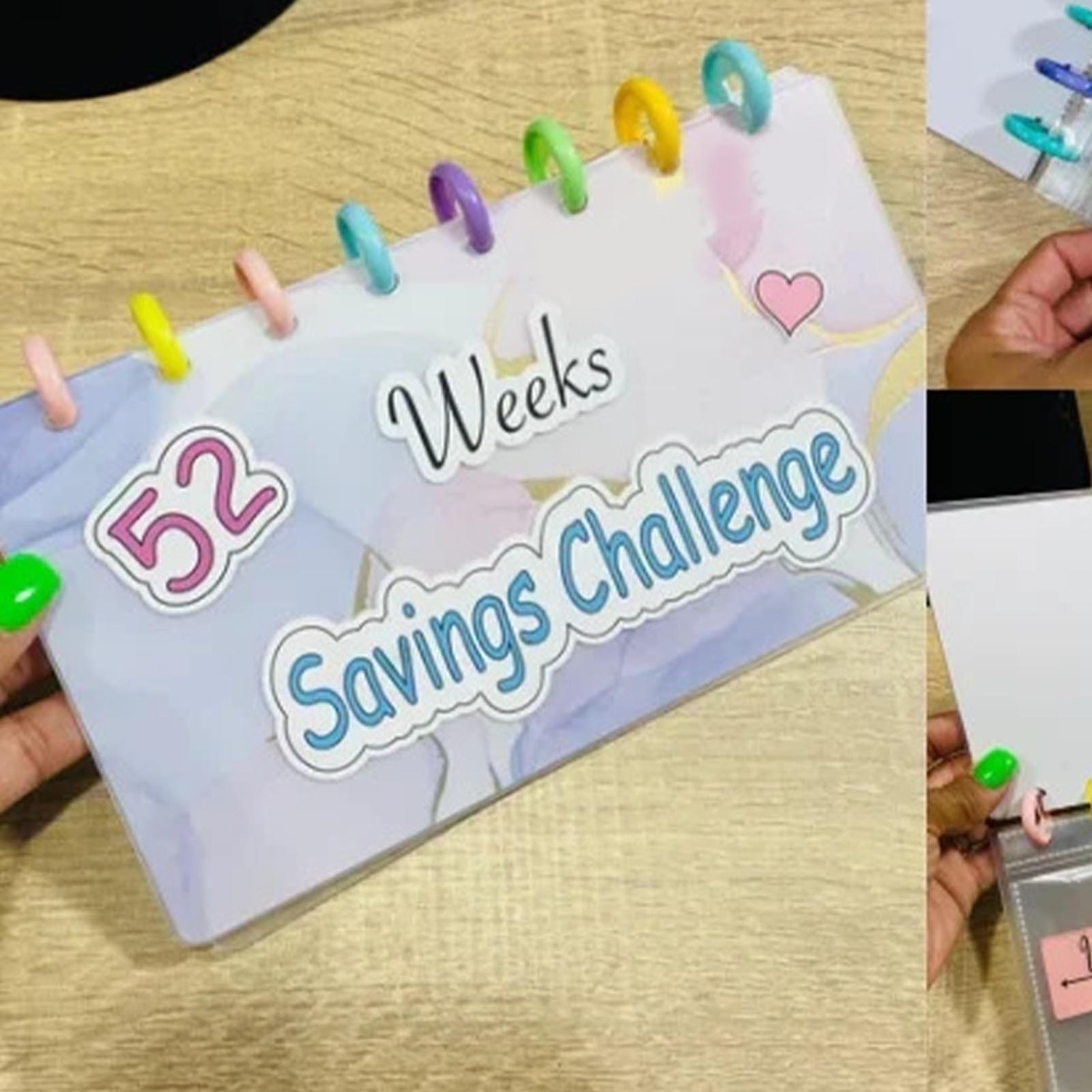Savings Binder 52 Week Money Saving Challenge Binder Budget Binder Money Binder