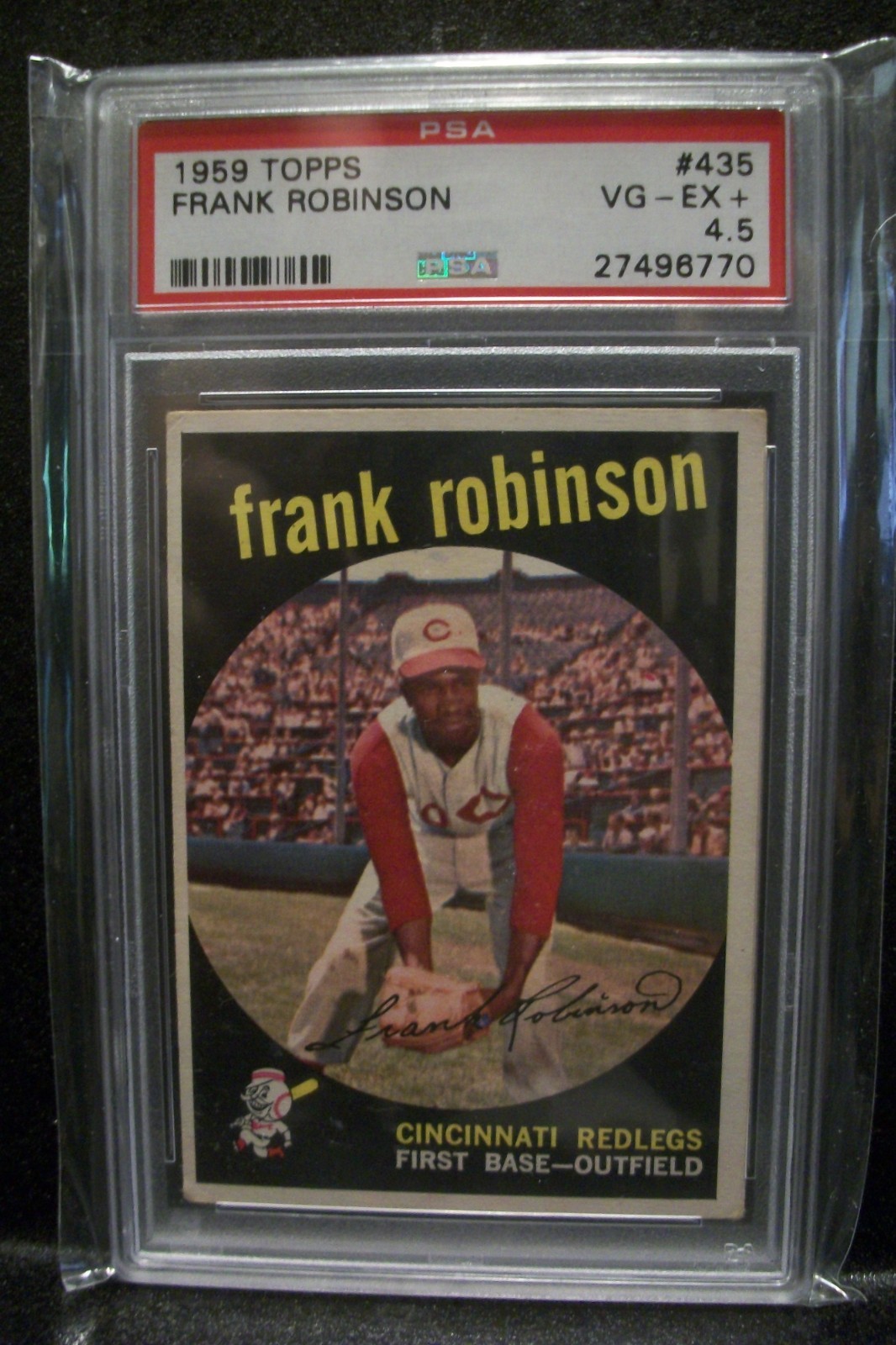 FRANK ROBINSON 1959 Topps #435 PSA VG-EX+ 4.5 Reds