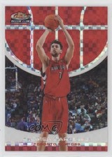 2005 Topps Finest 2006-07 Rookie Red X-Fractor 161/169 Andrea Bargnani #140 jg5