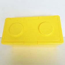 Vintage Yellow CHUBS Baby Wipes Lego Stackable Storage Container