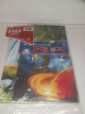  Book Sox JUMBO Stretchable Fabric Textbook Cover W/ Free Folder Back To School