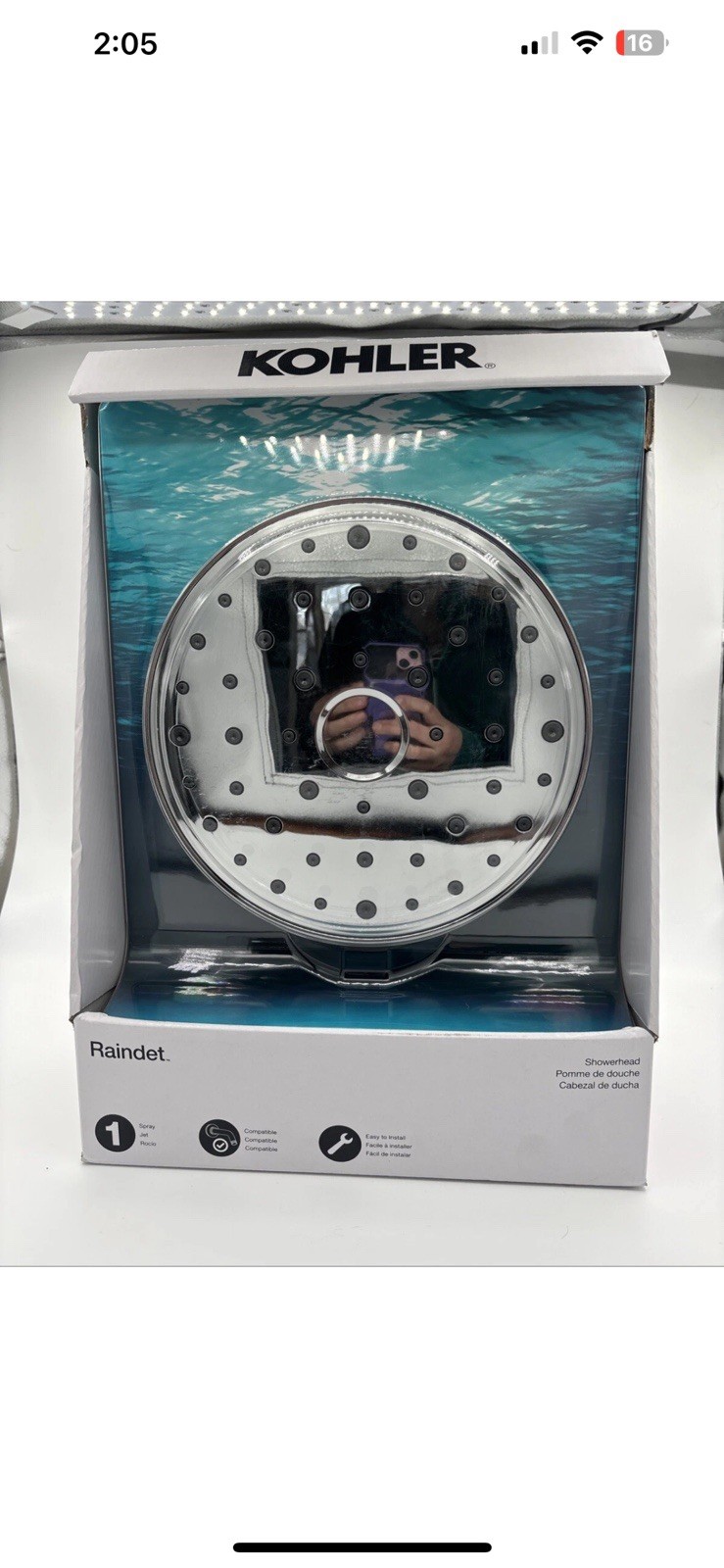 Rain Shower Head Xl R29998-g-cp New