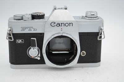 Canon FTB 35mm Film Camera Body, Chrome - Parts/Repair- Japan