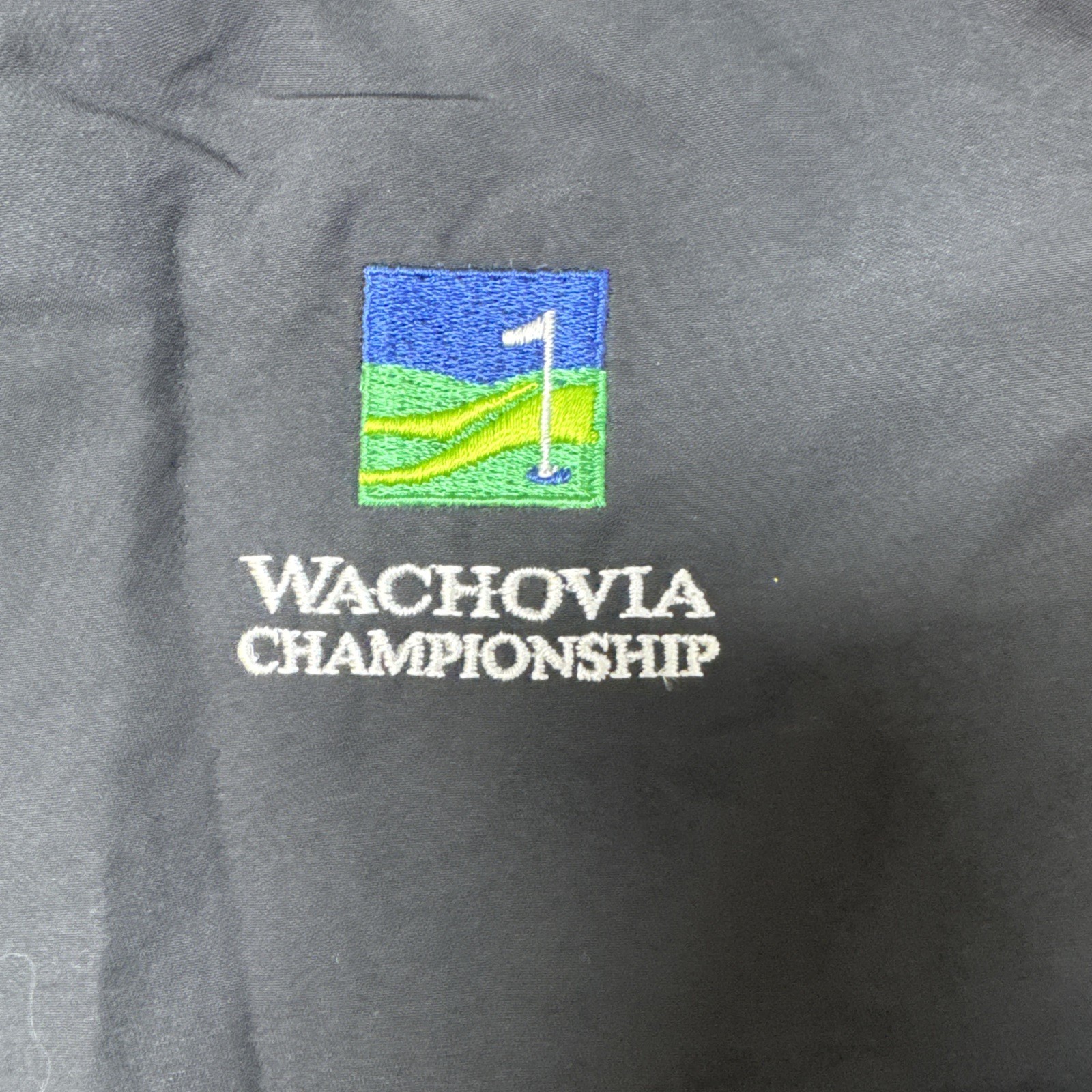 SACAI X NIKE Giacca nera vintage Wachovia Championship da uomo Nike Golf nera XL PGA Wells Fargo