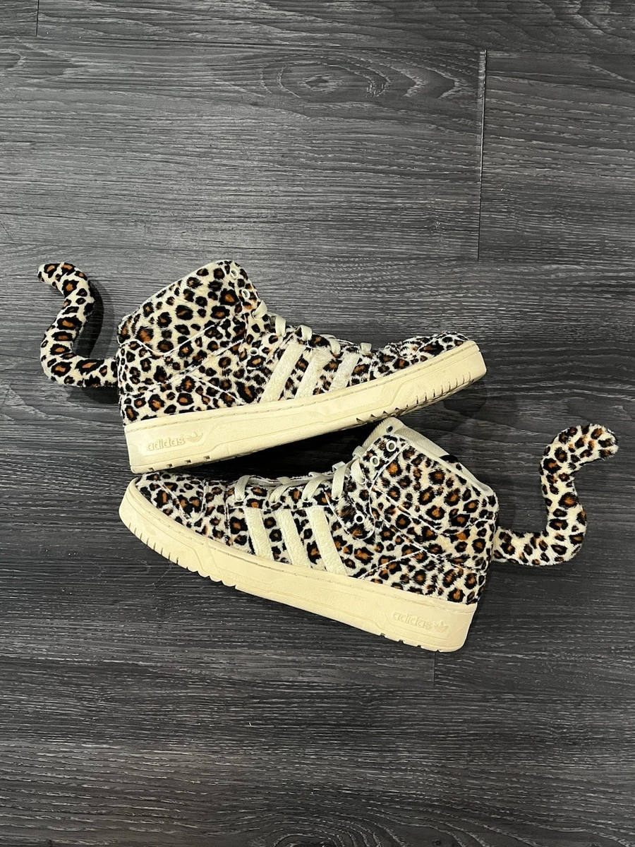adidas × Jeremy Scott レオパード テール スニーカー Adidas Originals Jeremy Scott Leopard Trainers UK4 | eBay