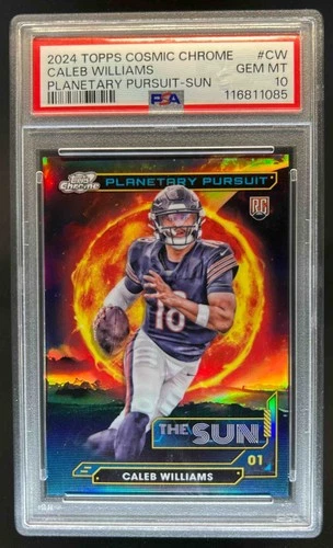 2024 Topps Cosmic Chrome Caleb Williams Planetary Pursuit Sun RC #PPSU-CW PSA 10