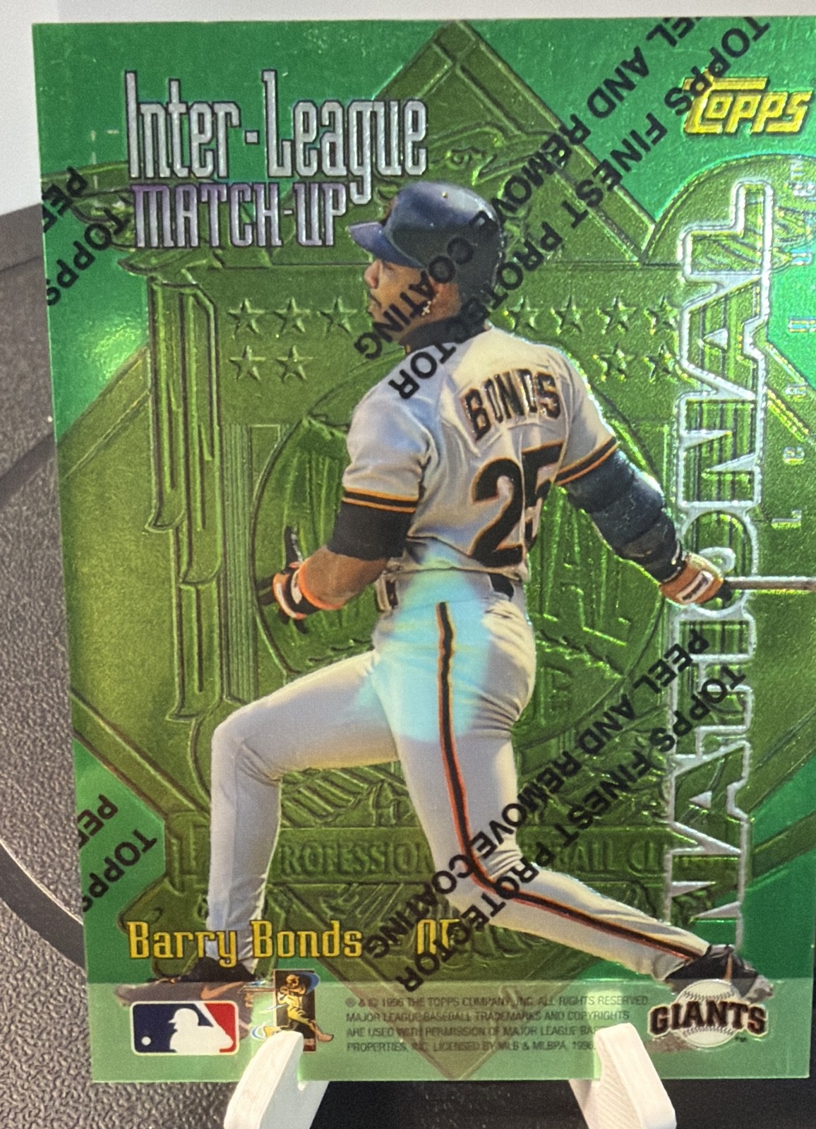 1997 Topps - Inter-League Match-Ups Mark McGwire, Barry Bonds #ILM1