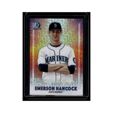 Emerson Hancock 2021 Bowman Chrome Dawn of Glory MOJO #DG-11 Baseball Card NM