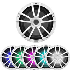 Infinity Reference 10" Marine White Boat Audio Subwoofer w/ RGB LED Lighting