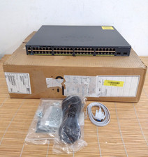 Neu Cisco WS-C2960X-48FPDL++ 24x  Gigabit 2xS...