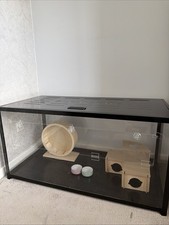 BUCATSTATE Hamster Cage Metal 2.0 Large Stackable Black & ACCESSORIES INCLUDED