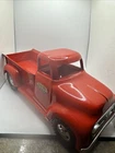 Vintage Tonka Toys Pressed Steel Red 1955 Red Ford Pick Up Truck