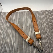 Vintage Tan Leather Camera Strap Adjustable M...