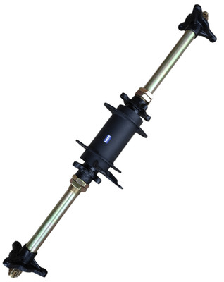 Hinterachsen Set 650mm mit Halter & Adaptern 50 - 125ccm ATV Quad Kinderquad HMP