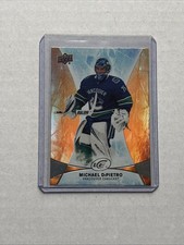 2020-21 UD Ice Orange Michael DiPietro #80 Canucks