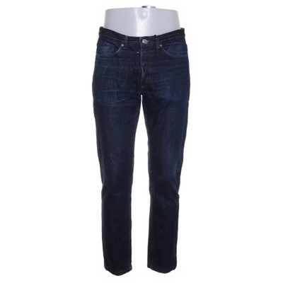 Asket, Jeans, Größe: 34/32, THE RAW DENIM JEAN, Blau, Baumwolle, Einfarbig #YuJ