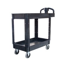Heavy-Duty 40 X 17 in Service Utility Cart 550LBS Rolling Cart W / Rubber Wheels