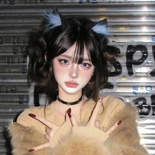 Halloween Cat Ear Headband Cute Cosplay Costume Hairband Women Girls Party 