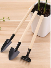 3pc Mini Gardening Tools Set Hand Shovel Rake Trowel Indoor Plant Garden Kit