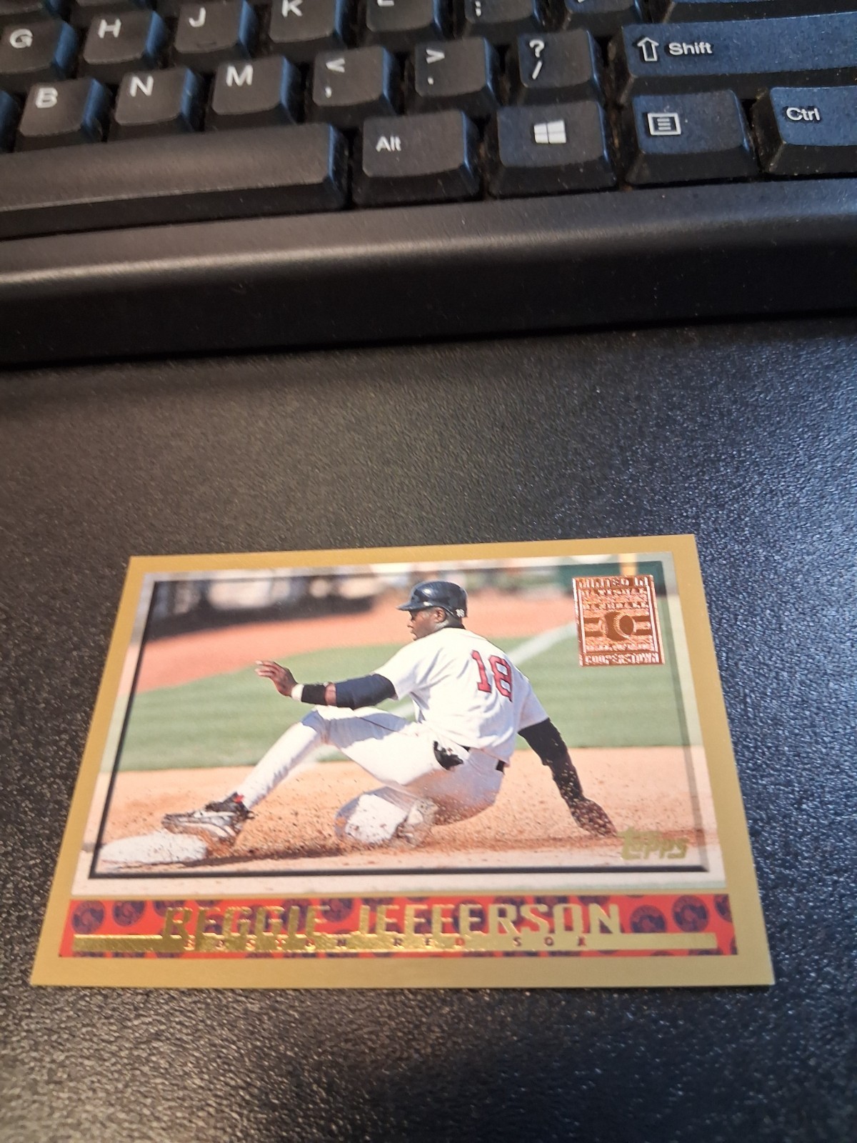 1998 Topps Minted In Cooperstown #427 Reggie Jefferson -Boston Red Sox-