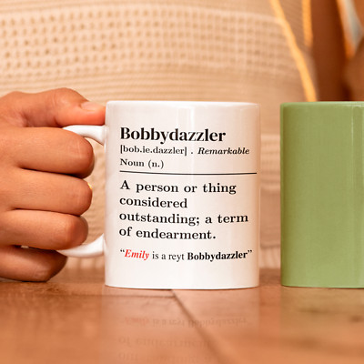 Bobbydazzler Personalisierte Wörterbuch Definition Tasse - Personalisierte Geschenk Tasse