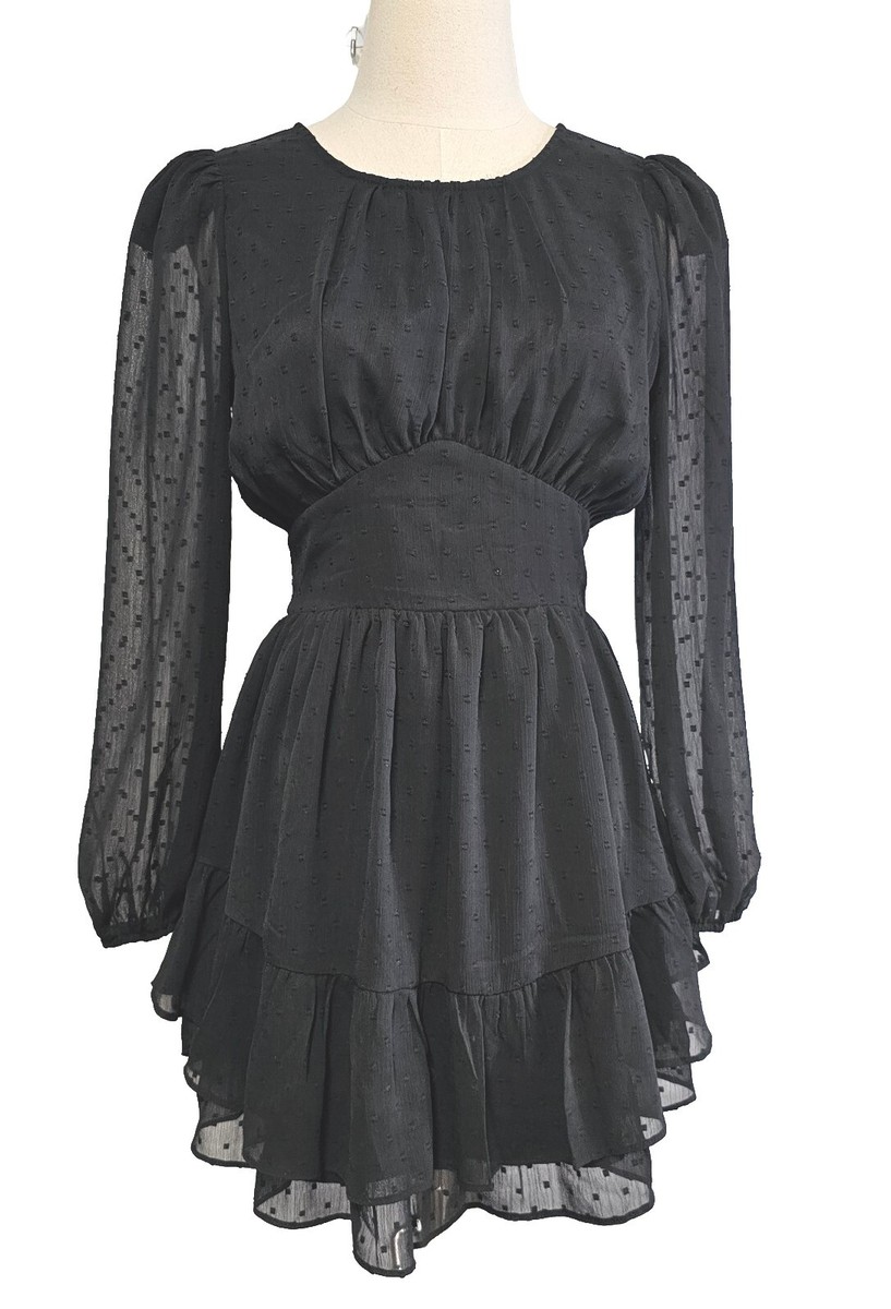 forever 21 short formal dresses LBD Fit & Flare Mini Cocktail Party Prom Sexy Black Small Dress Dresses_Fitted
