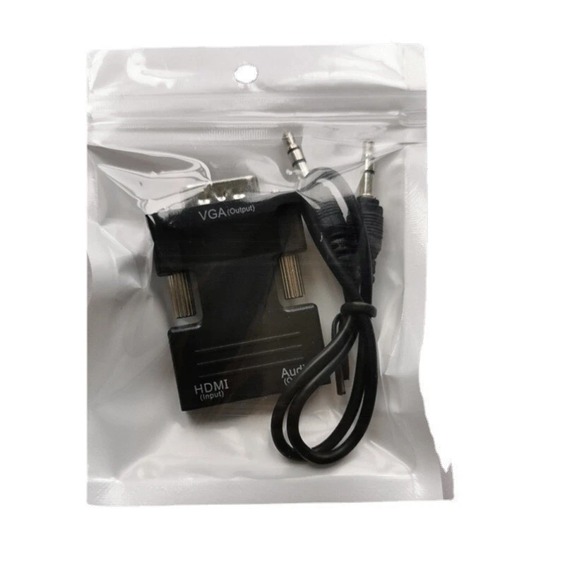 HDMI  zu auf VGA mit Audio Output Cable Converter Adapter 1080P - Bild 4 von 4