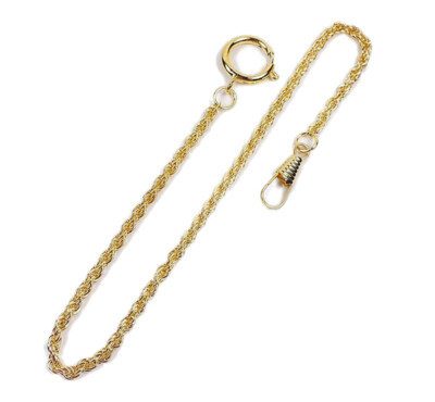 Minott Taschenuhrkette Venezianerkette Metall vergoldet RE-22034
